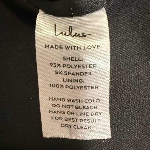 Gently Worn LuLus Black Sleeveless Dress - Picture 4 of 4